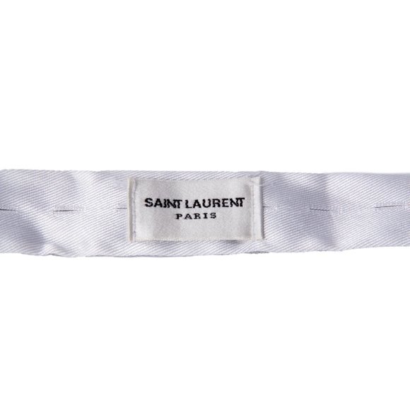SAINT LAURENT GRAY BOWTIE - Picture 1 of 3